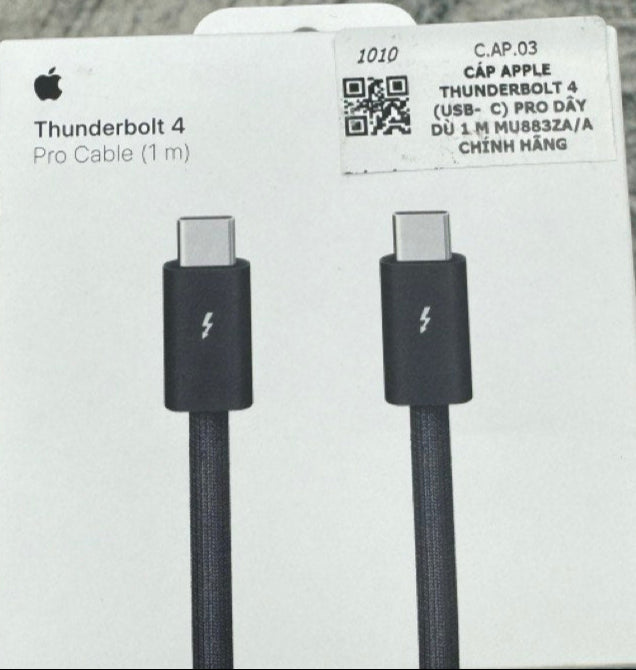 كيبل من أبل Thunderbolt 4 (USB-C) Pro (1 متر) كيبل من أبل Thunderbolt 4 (USB-C) Pro (1 متر)